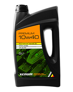 Моторное масло Xenum PREMIUM 10w40 (5л)