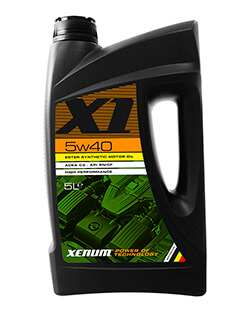 Моторное масло Xenum X1 5W40 (5л)